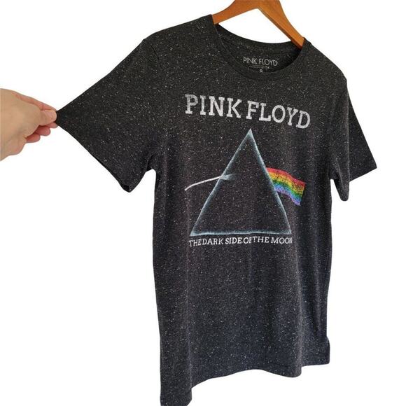 Pink Floyd Dark Side of the Moon Graphic T Shirt Unisex Size S Dark Heather Gray - Picture 6 of 11